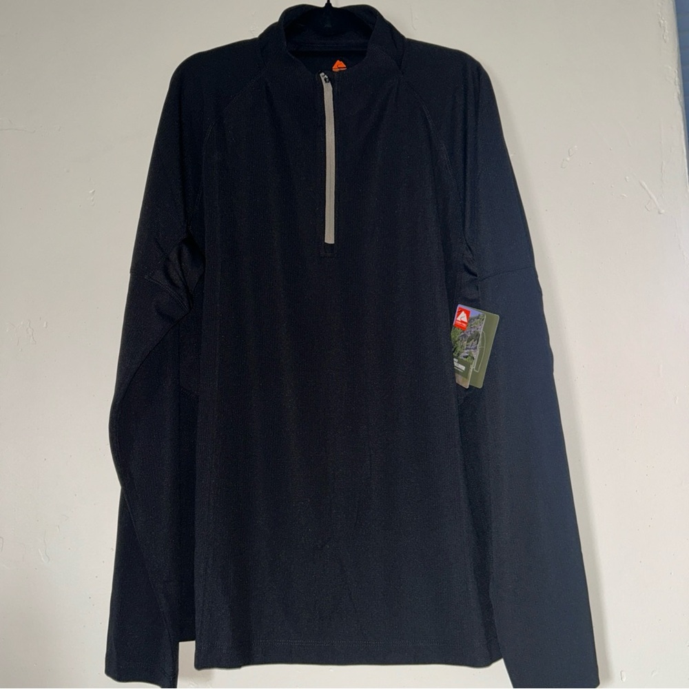 New Ozark Trail Women’s Black Quarter-Zip Pullover Sz XL